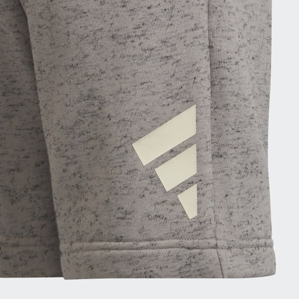 Grau Future Icons 3-Streifen Shorts