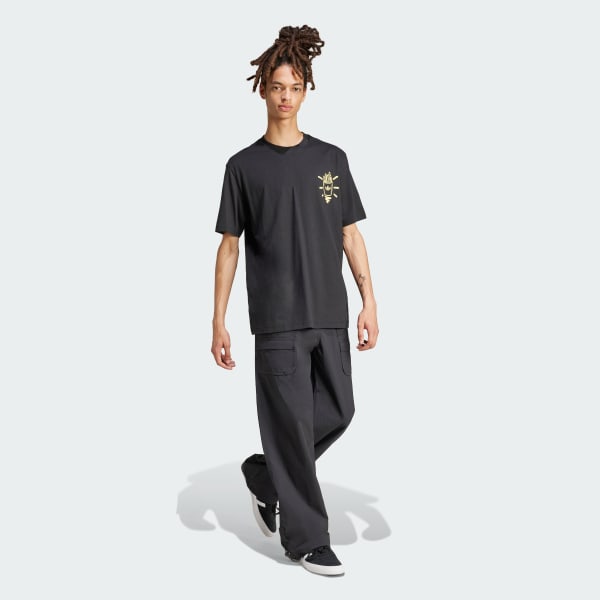 Svart adidas Originals T-skjorte
