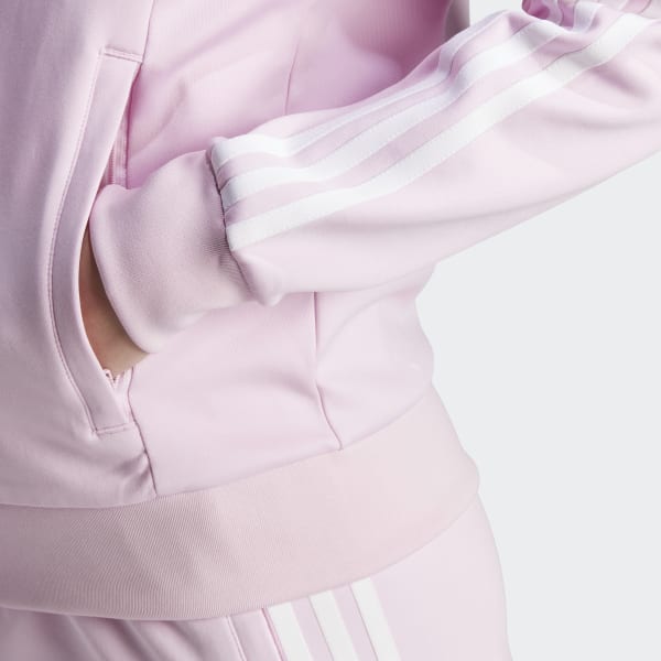 Calças adidas Loose Mujer Collegiate Green-True Pink - Fútbol Emotion
