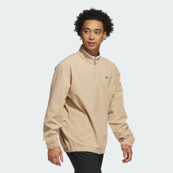 Braun Woven Track Top