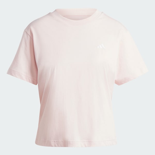 Pink Essentials Small Logo Tee