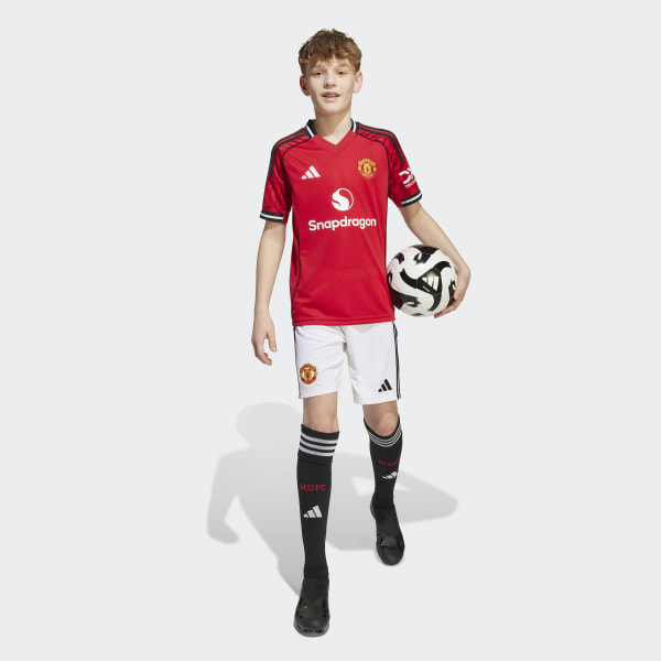 adidas Manchester United 25/26 Home Shorts - White | adidas India
