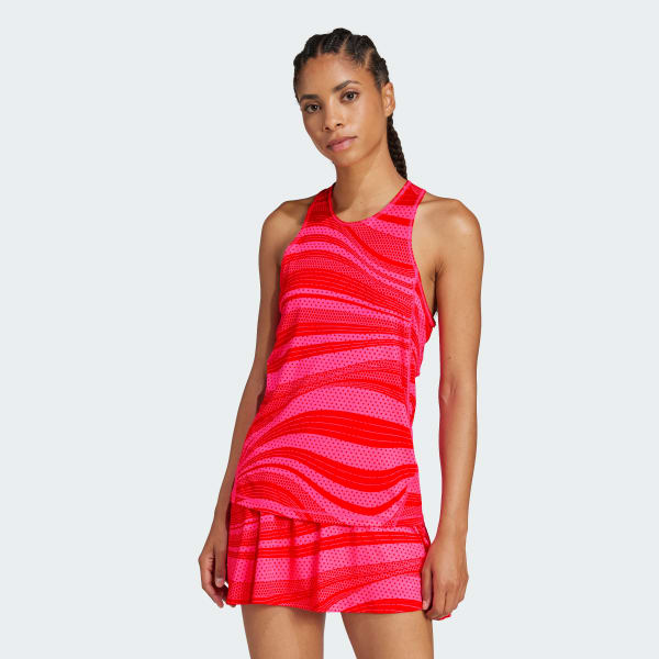 Rosado Polera sin mangas Club Tennis Climacool Graphic