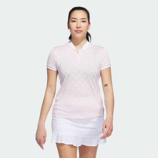 Hong Áo Polo Ngắn Tay Jacquard Ultimate365