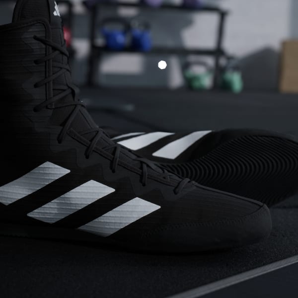 adidas Box Hog 4 Shoes - Black | Free Shipping with adiClub
