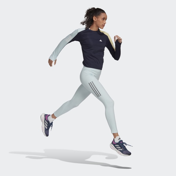 Niebieski Own the Run Colorblock Long Sleeve Running Tee C6410