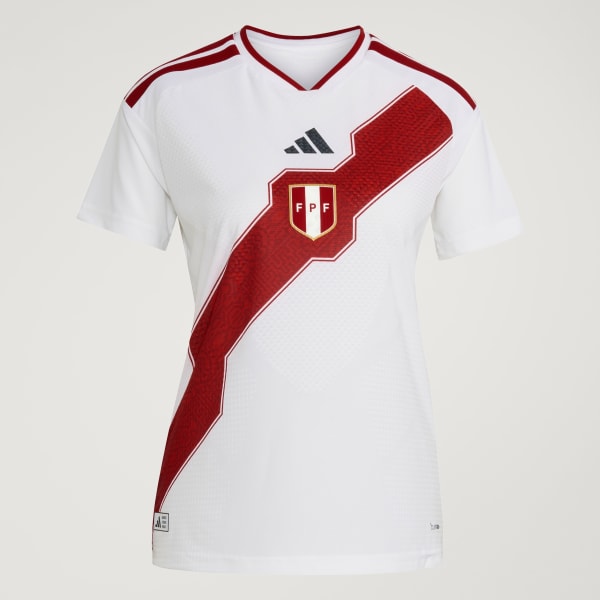 Blanco Camiseta Local Selección Peruana 26 Versión Jugador