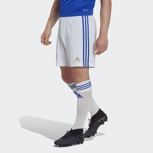 White Leicester City FC 22/23 Home Shorts SH765