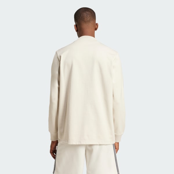 Beige Polera manga larga Mock Neck Q1