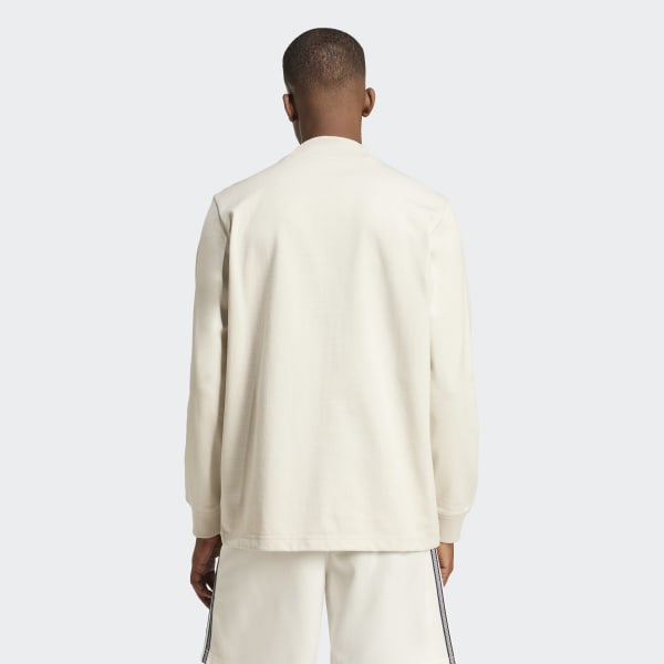 トップス OriginalCottonPackLongSleeveT-shirt ovy adidas Long Sleeve Mock Neck Q1 Long-Sleeve Top - Beige | adidas UK