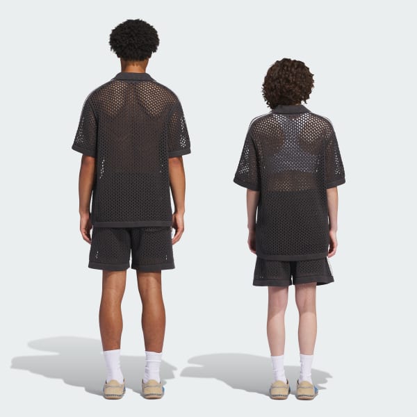 adidas CLOT Crochet Polo - Grey | adidas Philippines