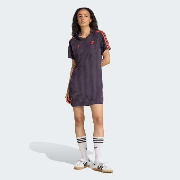 Paars FC Bayern München Terrace Icons Jurk