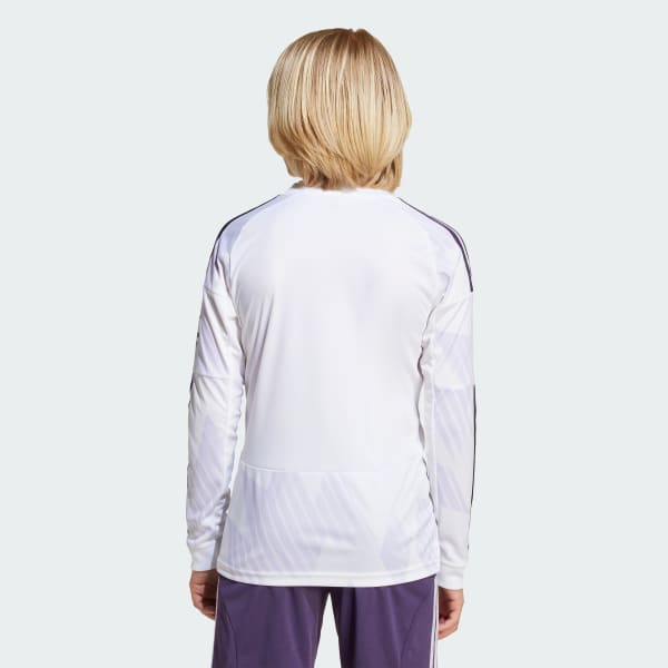 White Manchester United 25/26 Long Sleeve Away Jersey