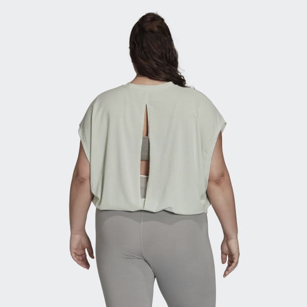 Gronn Hyperglam Sleeveless T-skjorte (store størrelser) SD281