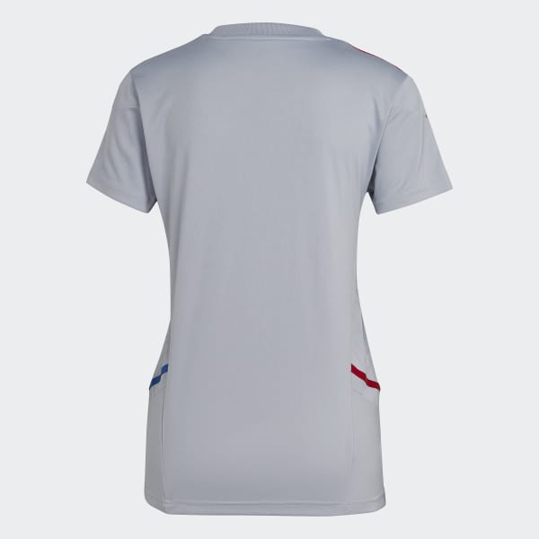 Grey Olympique Lyonnais Condivo Training Jersey SH077