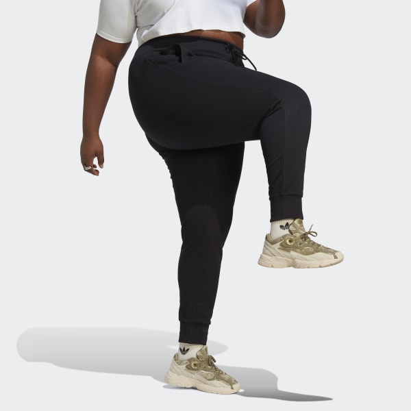 Adicolor Essentials Slim Plus Size joggingbukser - Sort | adidas