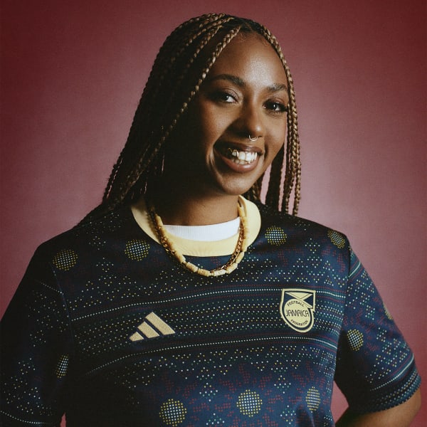 Blau Jamaika Tiro 23 Pre-Match Shirt