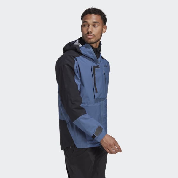 Niebieski TERREX XPLORIC RAIN.RDY MOUNTAIN JACKET WI045