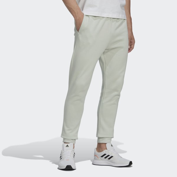 Verde Pantaloni Essentials Fleece Regular Tapered O7865