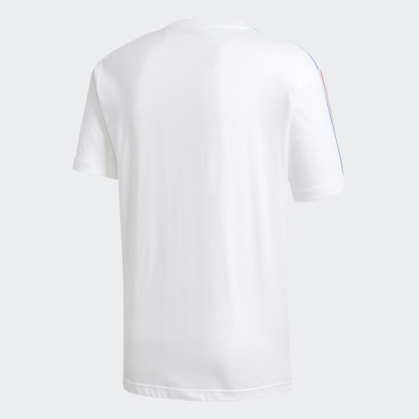 adidas Adicolor 3D Trefoil 3 Stripes T skjorte Hvit adidas Adicolor 3D Trefoil 3 Stripes T skjorte Hvit