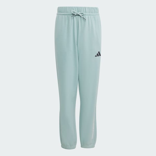 Green adidas Slogan Fleece Joggers