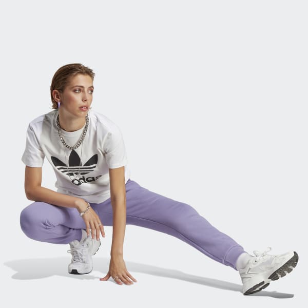 Purple Adicolor Essentials Slim Joggers