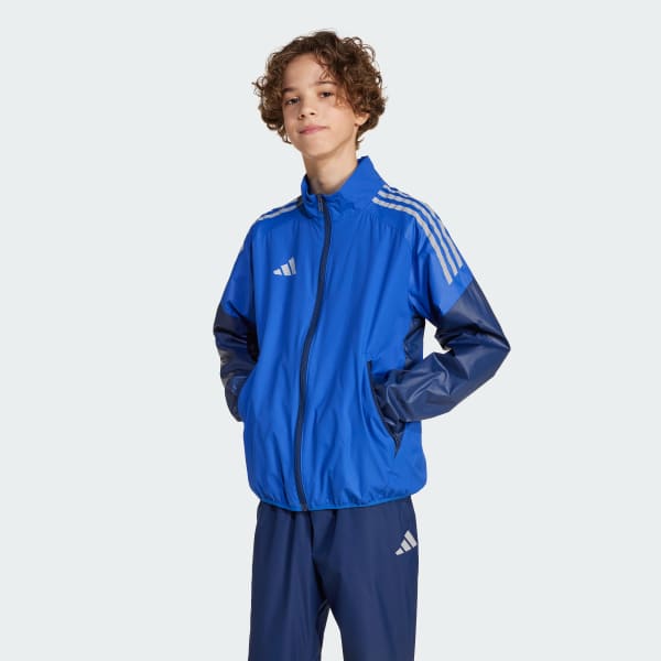 ブルー ウインドジャケット キッズ