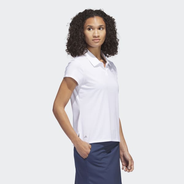 White Go-To Heathered Polo Shirt