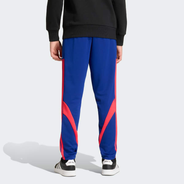 Blue House of Tiro Colors of Football High Waisted Wide Leg Pant