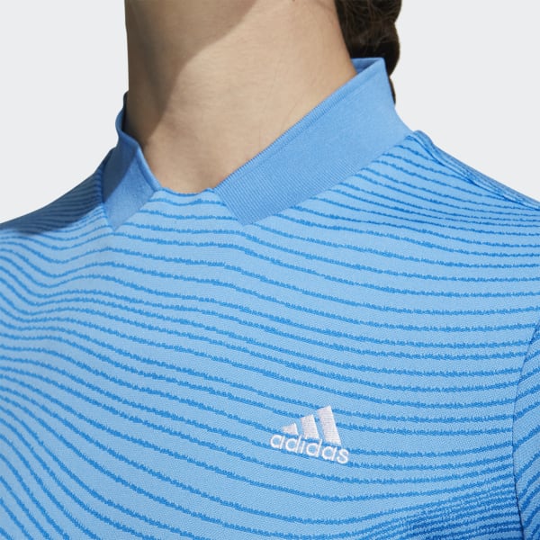 Blauw Made to be Remade Rib Poloshirt TM145