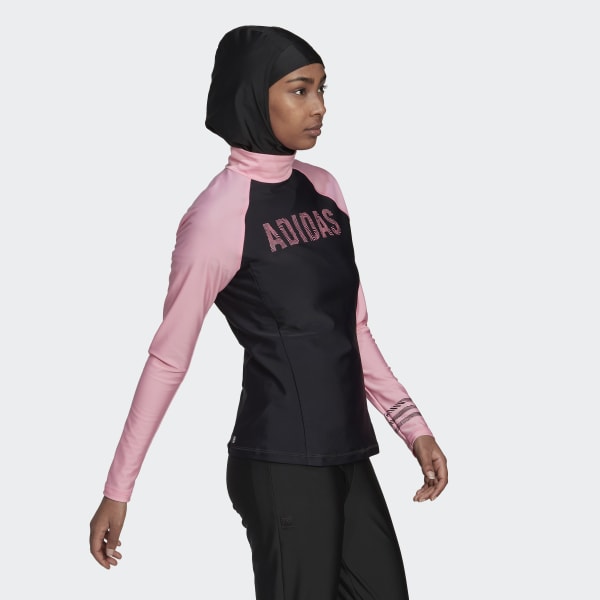 Black Long Sleeve Rash Guard KP978