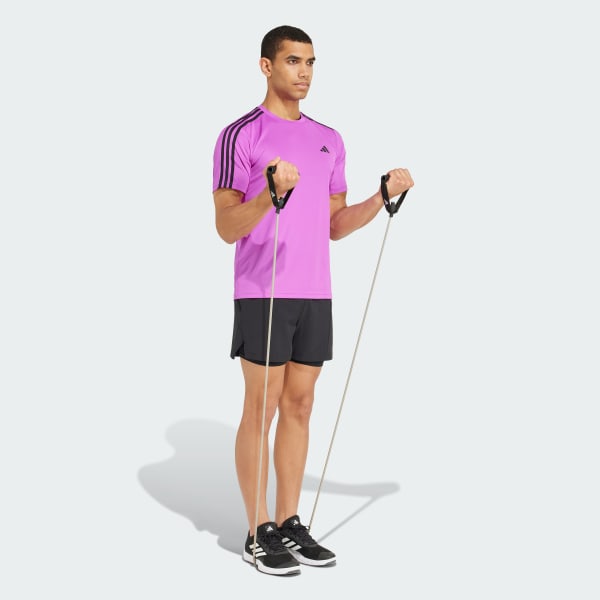 Violeta Remera Train Essentials 3-Tiras