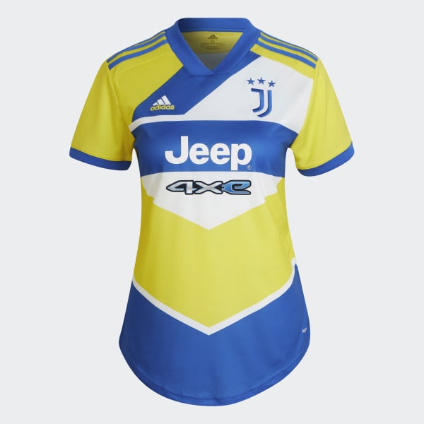Gelb Juventus Turin 21/22 Ausweichtrikot BH260