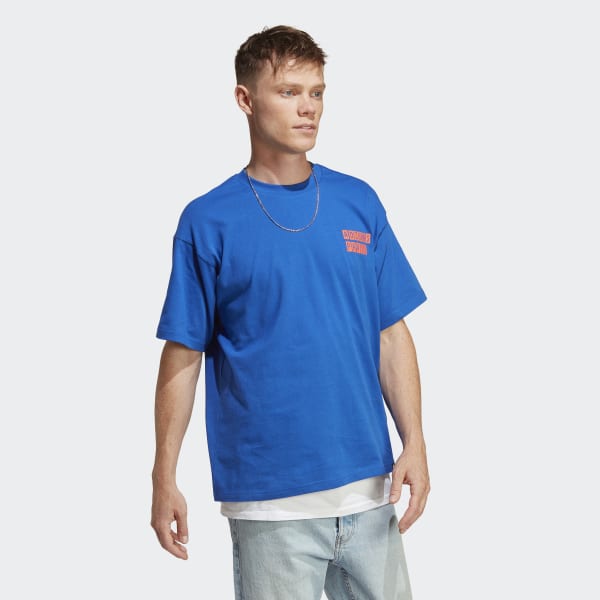 Blau Graphic T-Shirt