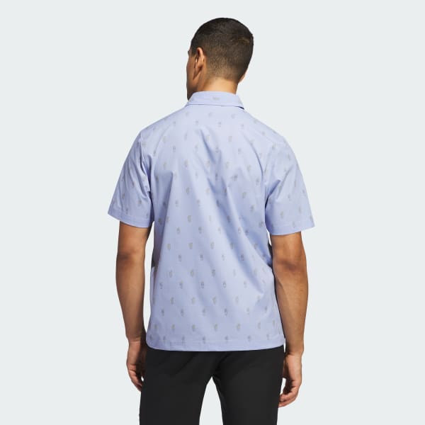 Blue Go-to Resort Button Down Polo Shirt