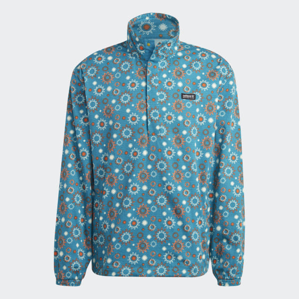 Multicolor Rompevientos adidas Adventure Nature Awakening Estampado y Cierre Corto