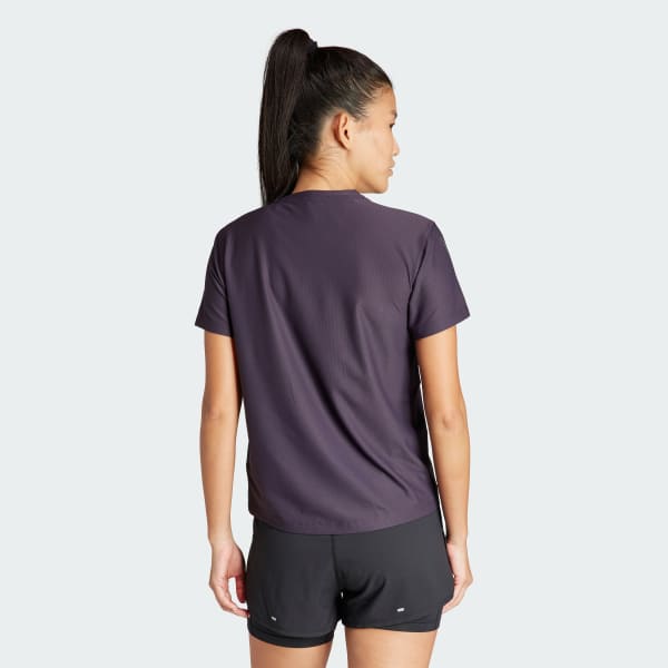 Grey Own The Run Tee