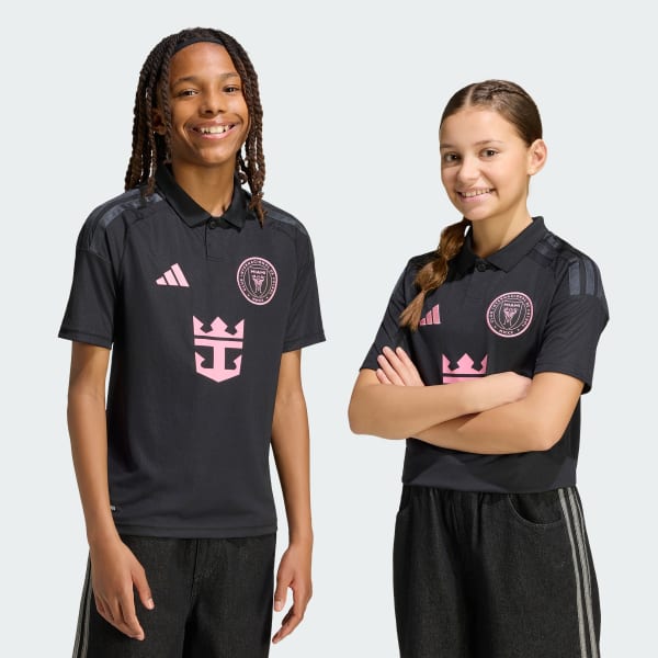 Zwart Inter Miami 26/27 Uitshirt Kids