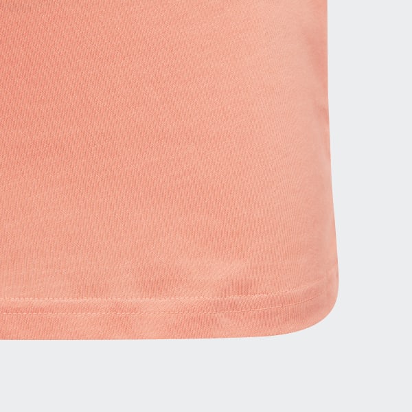 Orange T-shirt slim en coton Essentials Linear Logo