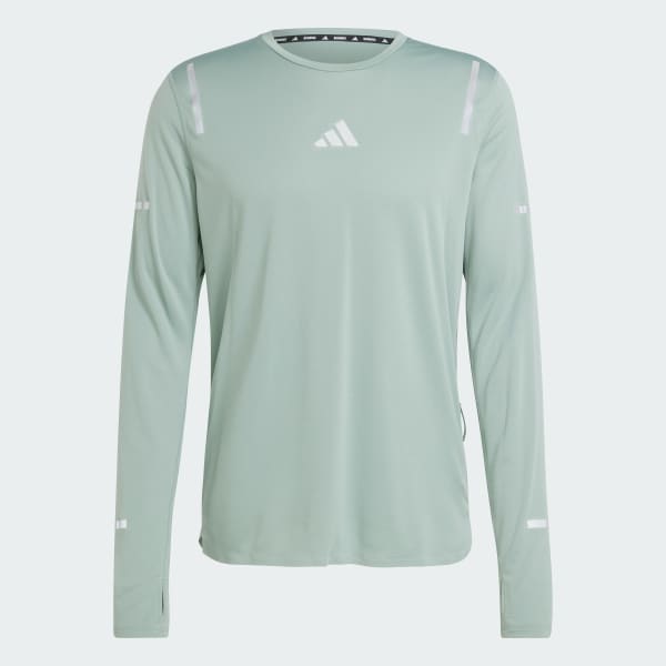 zelená Tričko Ultimate Running Reflective Long Sleeve