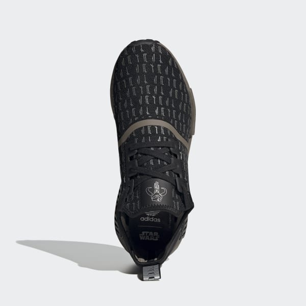 Black Star Wars Mandalorian NMD_R1 Shoes