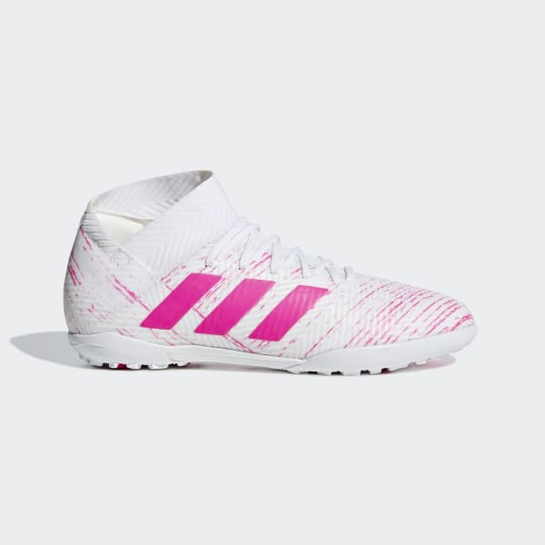 chuteira society adidas nemeziz rosa