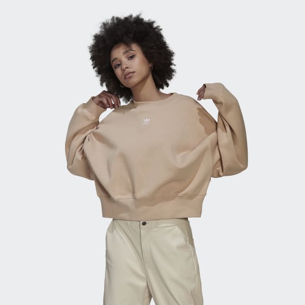 Beige Adicolor Essentials Fleece sweatshirt IZQ74