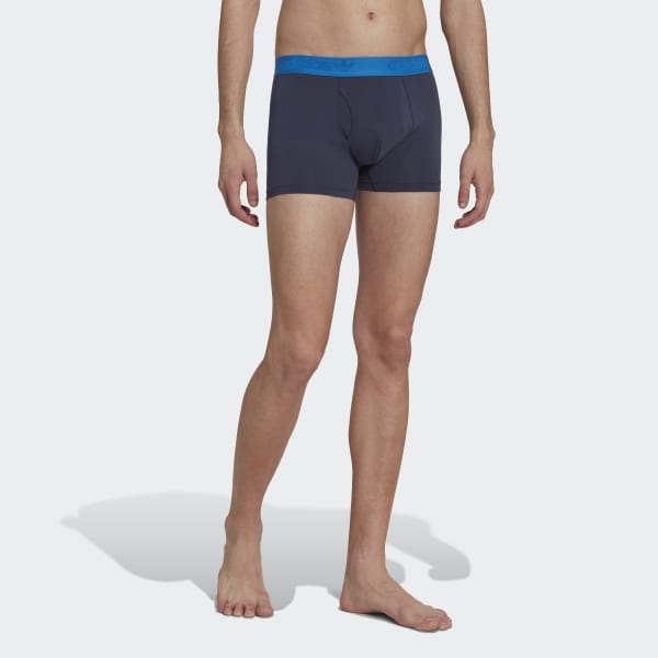 blauw Comfort Flex Cotton Print Strakke Boxershort HPN23