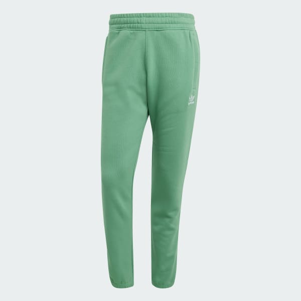 Adidas originals essential trefoil cuffed fleece pants hotsell