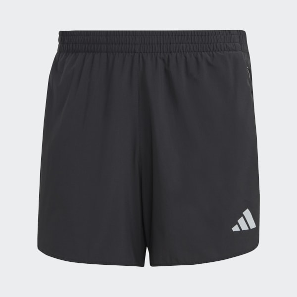 สีดำ กางเกงขาสั้น Run Icons 3-Stripes