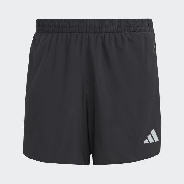 Svart Run Icons 3-Stripes Shorts