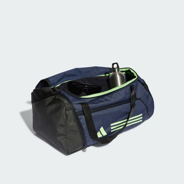 Blue Essentials 3-Stripes Duffel Bag Small