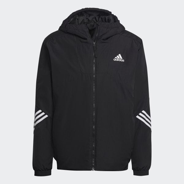 Preto Casaco com Capuz Back to Sport