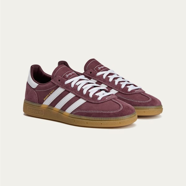 Burgundy Handball Spezial adidas x Sporty & Rich Originals Shoes